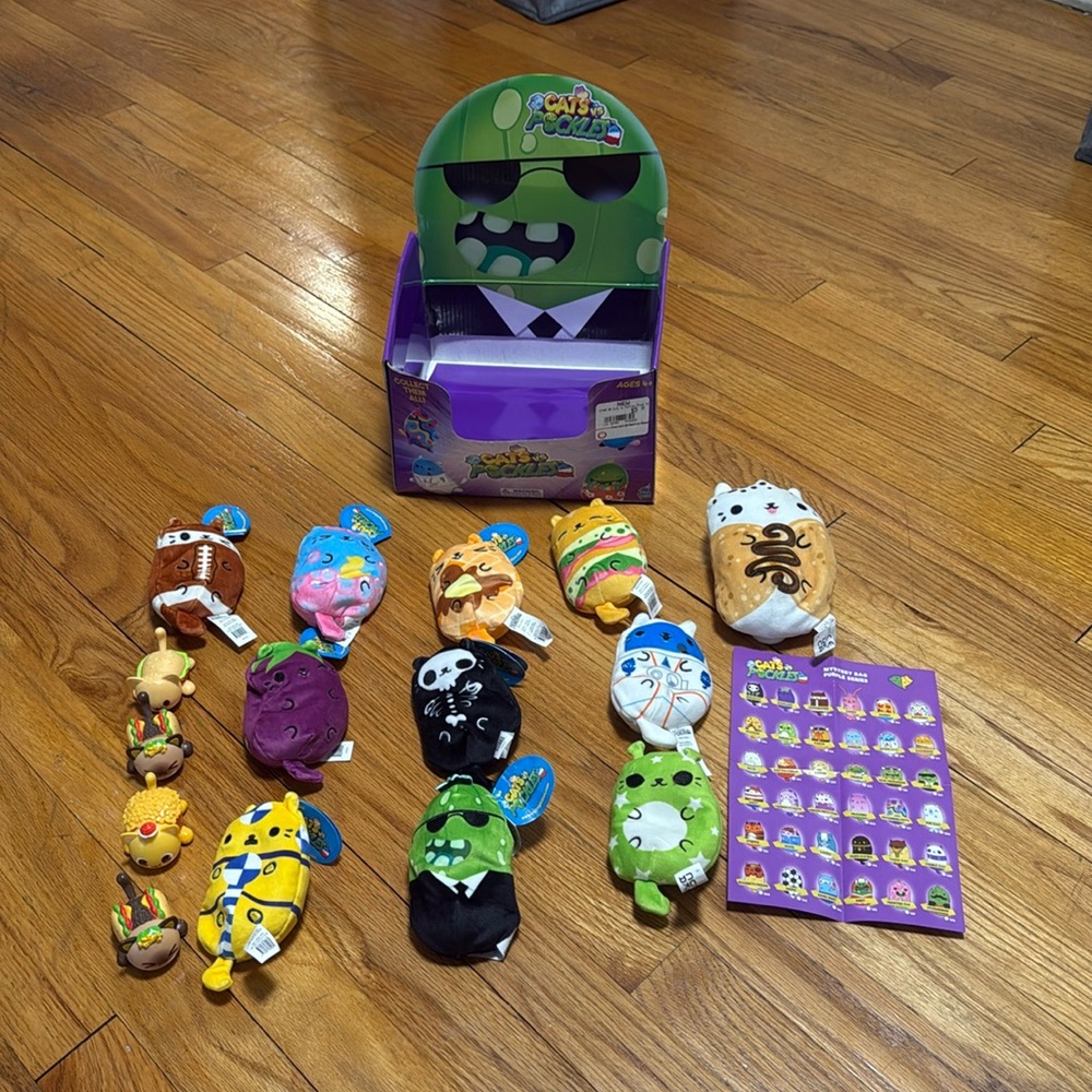 Retired!!! Cepia Cats Vs. Pickles Plushies Bundle
